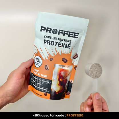 Café instantané protéiné